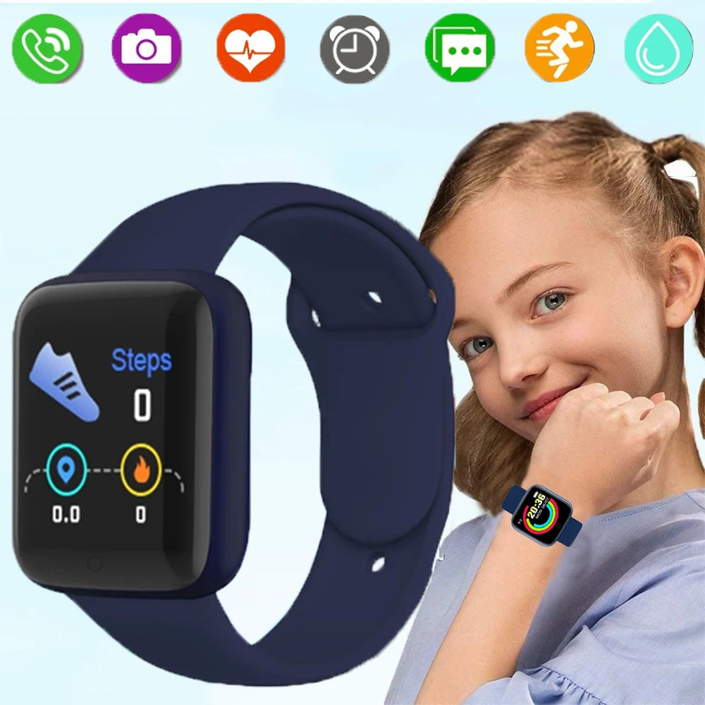 

Smart Watch for Children Men Women Wristwatch Incoming Call Alert Message Display Digital Watch Boys Girls Gift Electronic Clock