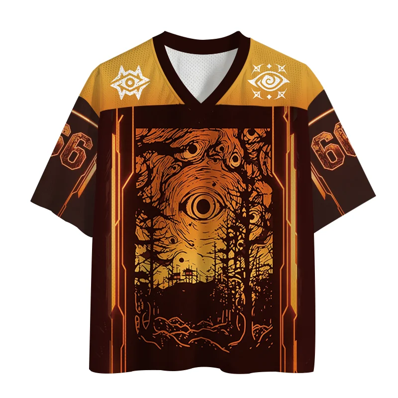 2026 Hot Selling Sports Short Sleeved Shirts, Popular V-neck Short Sleeved T-shirts, Sports High-end Design Mesh Knitted Shirts