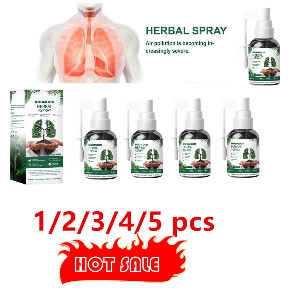 Lot Herbal Lung Cleanse Mist – Powerful Lung Support, Cleanse & Breathe – Herbal Mist Health Care Herbal Lung Cleanse Spray