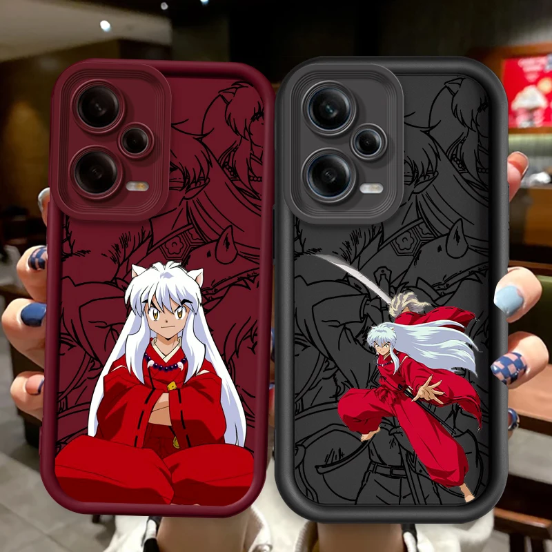 

Inuyasha Anime Popular Art Eye Ladder For Xiaomi Redmi Note 13 12 12C 11 11S 10 10C 10A 9C 9A Pro 5G Funda Phone Case