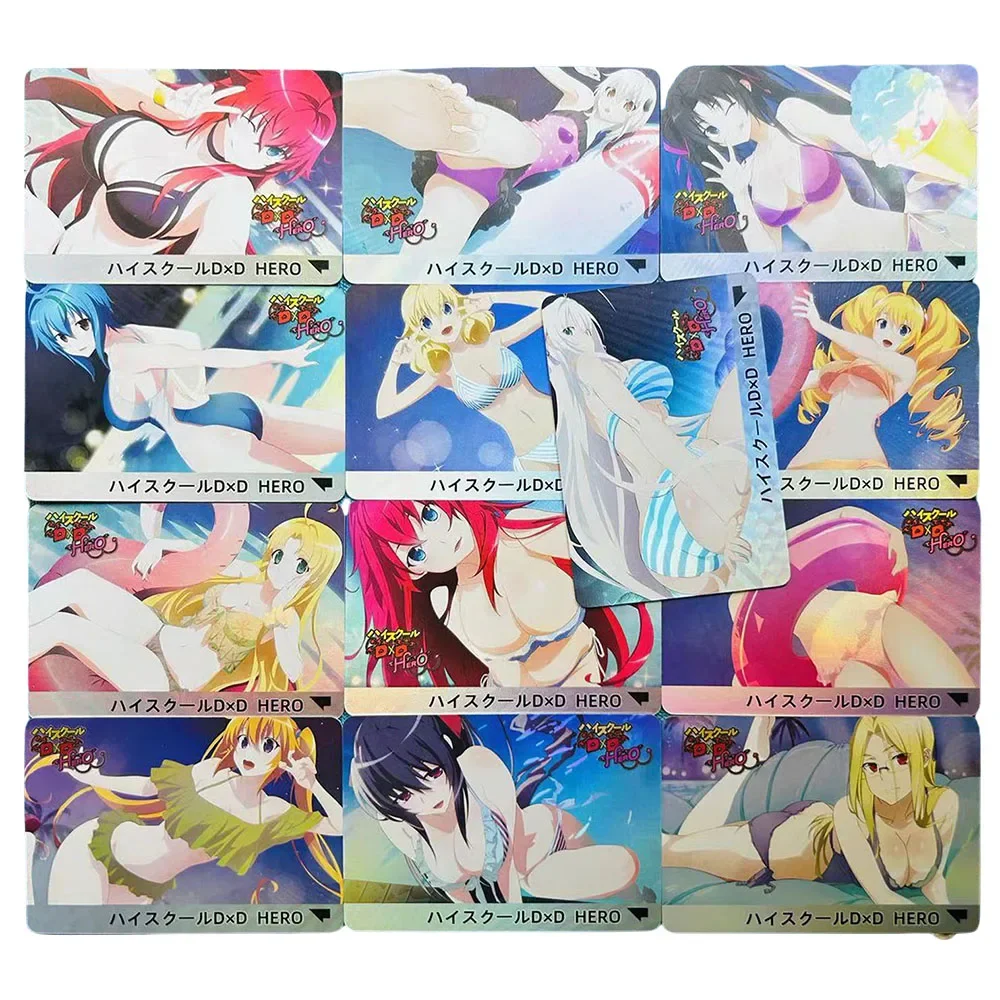 Anime Goddess Story DIY ACG High School DXD Asia Argento Ravel Phoenix Sexy Boy Games Toys Collectible Cards Christmas Birthday