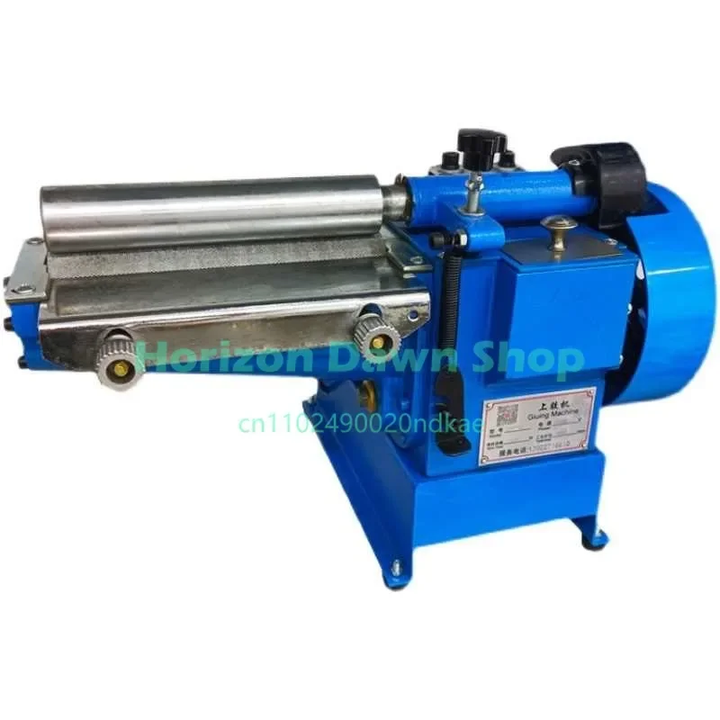 Strong Power Glue Gluing Machine 160mm Yellow Plastic  Glue Roller Shoe Gluing Machine
