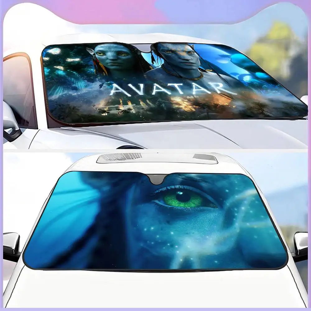 

Classic Epic Movie A-Avatar Car Windshield Foldable Sun Shade Cover Block Reflector Portable Breathable Anti UV Protector