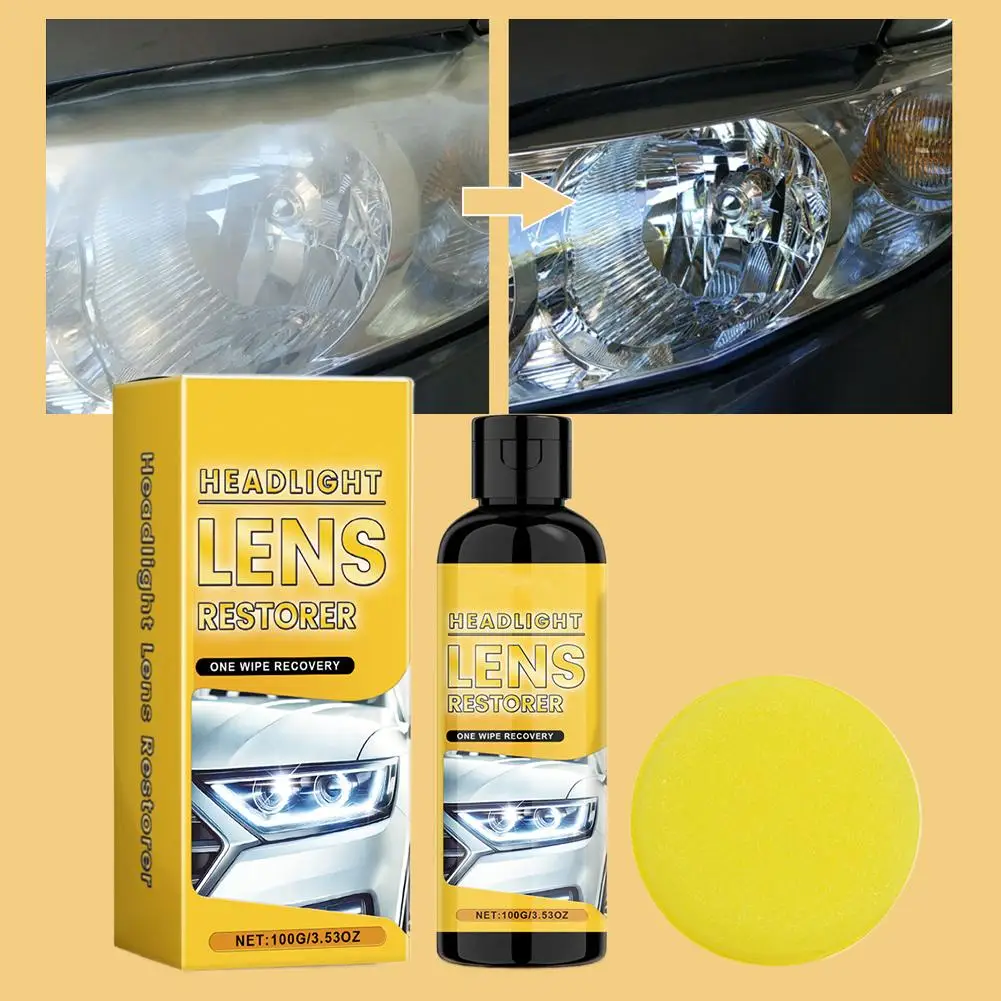 Pulido de faros de coche, polímero líquido, productos para faros de coche, restauración, agente automático, renovación, limpieza y reparación L6Z1