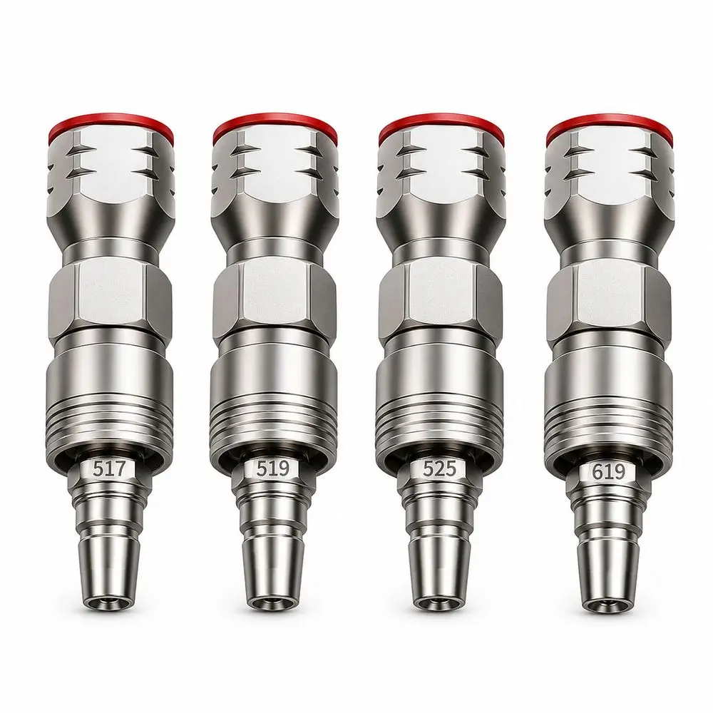 Quick Connect Airless Paint Sprayer Tips Pressure Fed Direct Spray Airless Sprayer Nozzle Stainless Steel Anti Splash