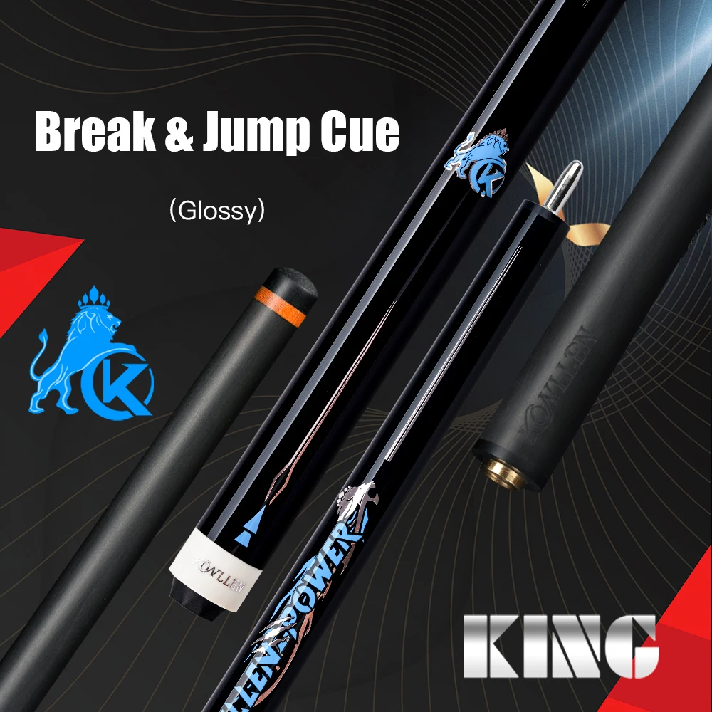 

KONLLEN Carbon Fiber Punch Jump Cue, Uniloc Joint, Professional Break Cue, 3 Pieces, 12.9mm Powerful Break Jump Cue
