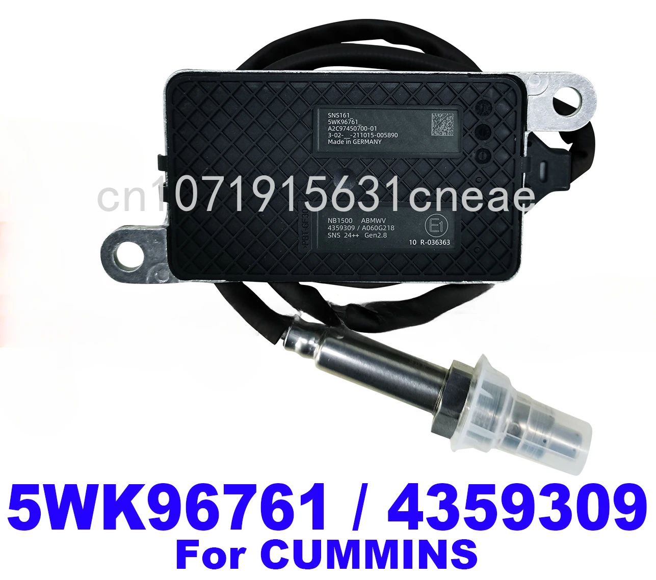 4359309 5WK96761 For Cummins Engine Truck 24V Rear Nitrogen Oxygen Nox Sensor