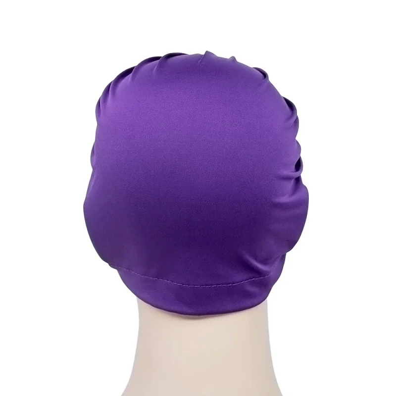 Sombreros musulmanes de seda de leche para mujer, turbante indio cruzado en la frente de tela elástica, gorro de Bandana musulmán de moda, nuevo