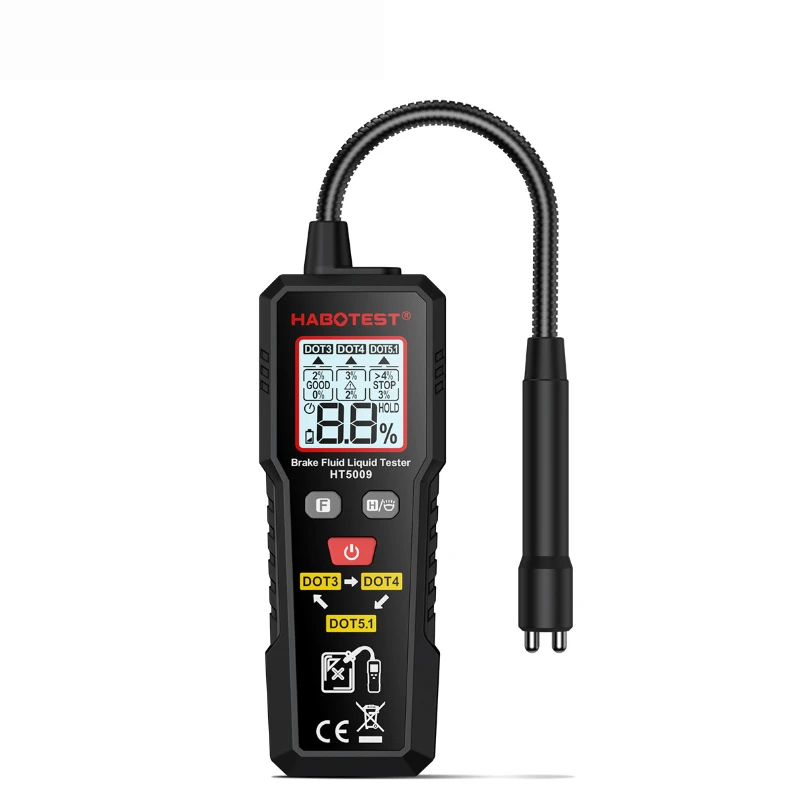

HABOTEST HT5009 Brake Fluid Liquid Tester Brake Oil Detecting Pen High-precision Automobile Brake Fluid Content Detector