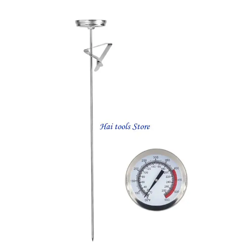 X37E Oven Thermometers 280°C/550ºF, Oven Grills Fry Thermometers Instants Read Stainless Steel Thermometers for Kitchen