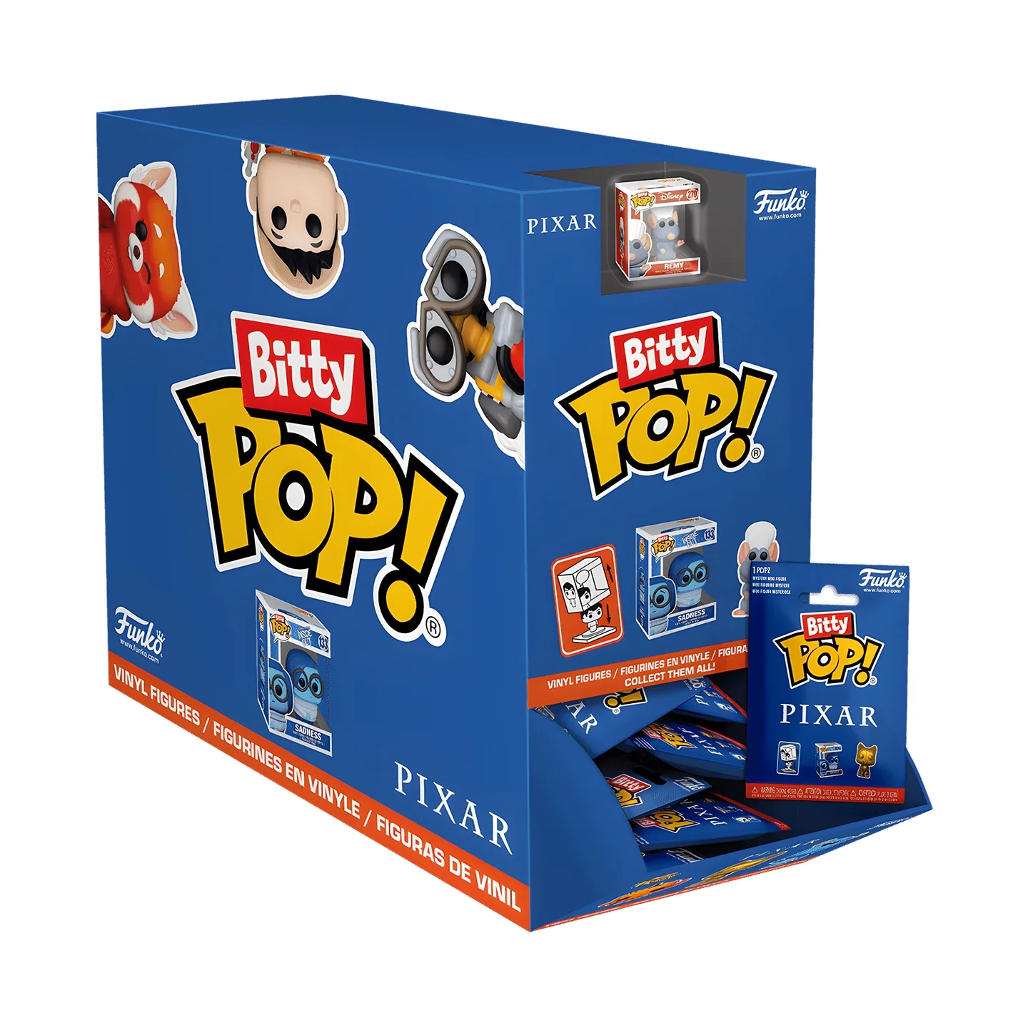 Pixar Funko Pop Animation et dessins animés Mystère Bitty Pop! Figurines périphériques de la série Pixar, boîte aveugle, jouets, ornements de collection