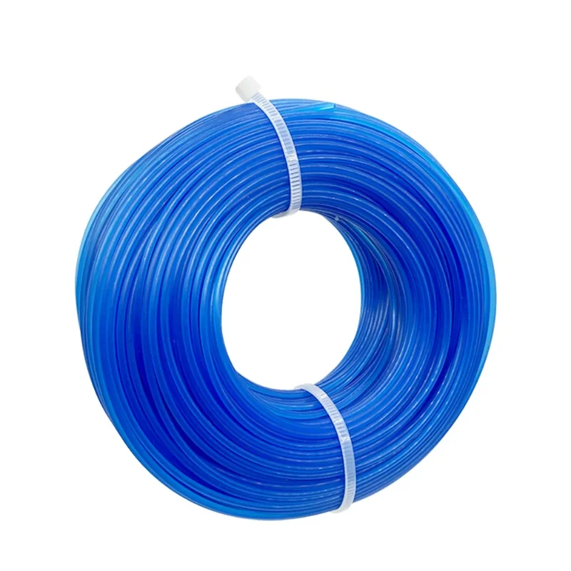 LUSQI 1.6mm Blue Nylon Circular Grass Trimmer Line Longer Length Line For Brush Cutter Rope Lawn Mower Head Accessory