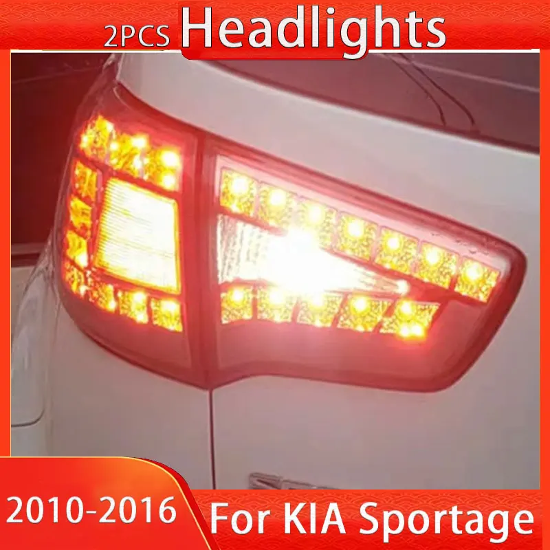 

Задний фонарь для Kia Sportage, светодиодный задний фонарь 2010-2016 для Kia Sportage, задний противотуманный тормозной сигнал поворота, автомобильные аксессуары