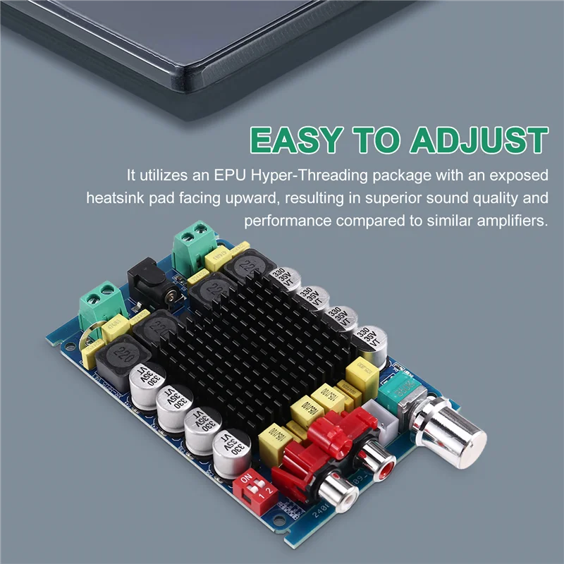 M16K-TDA7498 Class D 2X100W Dual Channel Digital Amplifier Board 2X100w Audio Stereo Amplifier Module DC 14-34V