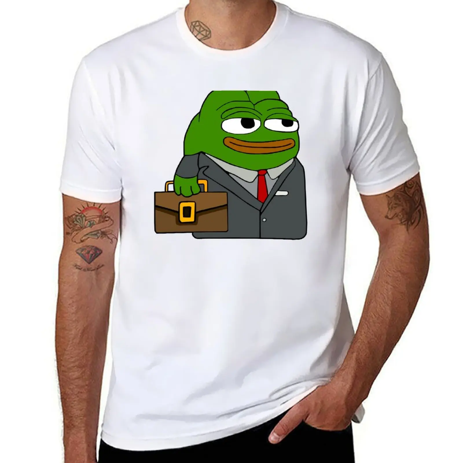 

Rare Pepe Distinguished Businessman T-Shirt man t shirts for men man tshirt T-Shirt