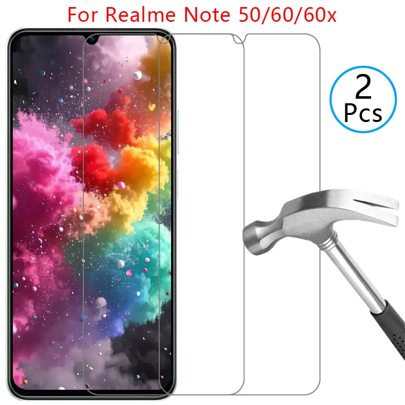 

screen protector for realme note 50 60 x 60x protective tempered glass note50 note60 note60x not x60 film realmi reali real me