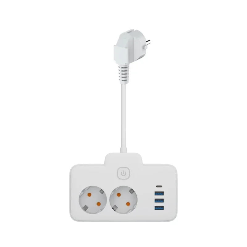 

Две выходные выходы с USB -портами для быстрого зарядки, таких как телефоны, таблетки