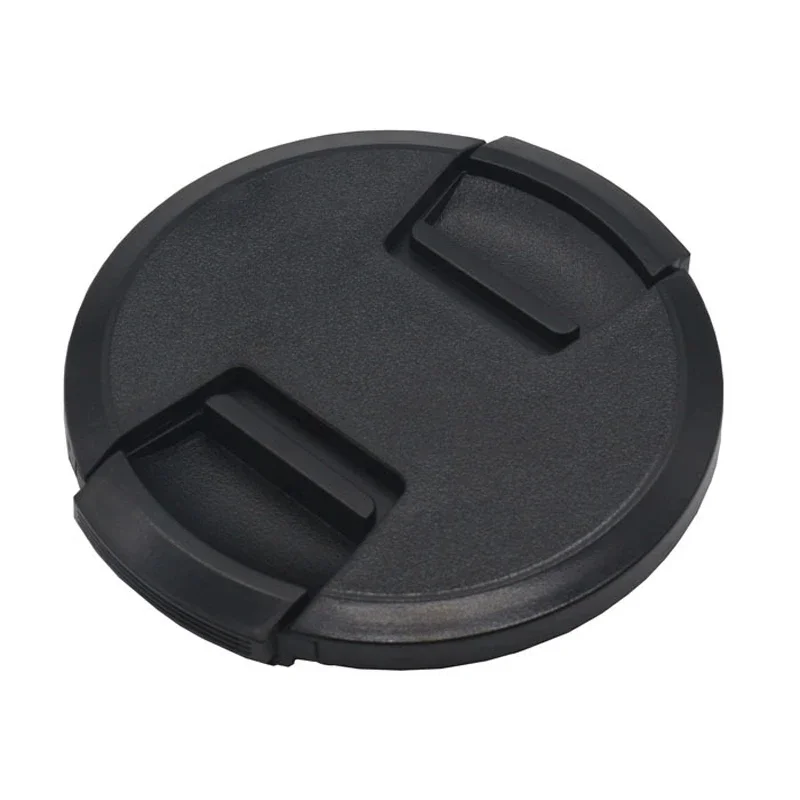 Camcorder Photography Accessories Camera Lens Cap Cover 40 52 55 58 62 67 72 77 82mm Snap On Center Pinch Fit For All DSLR