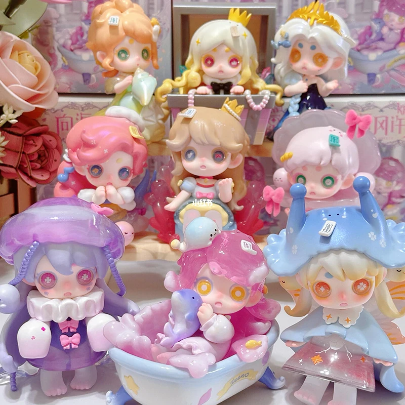 

Keeno Wish On The Sea Breeze Series Blind Box Cute Keeno Action Figure Mystery Box Kawai Anime Figurine Statue Surprise Bag Toys