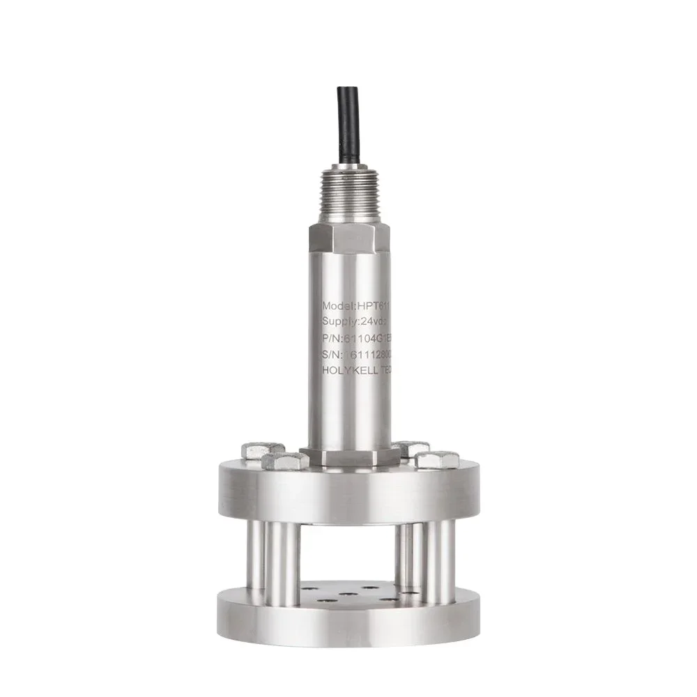 HPT611 Anti Clog Submersible Sewage Slurry  Wastewater Liquid Tank Steel Cage Level Pressure Transmitter Sensor