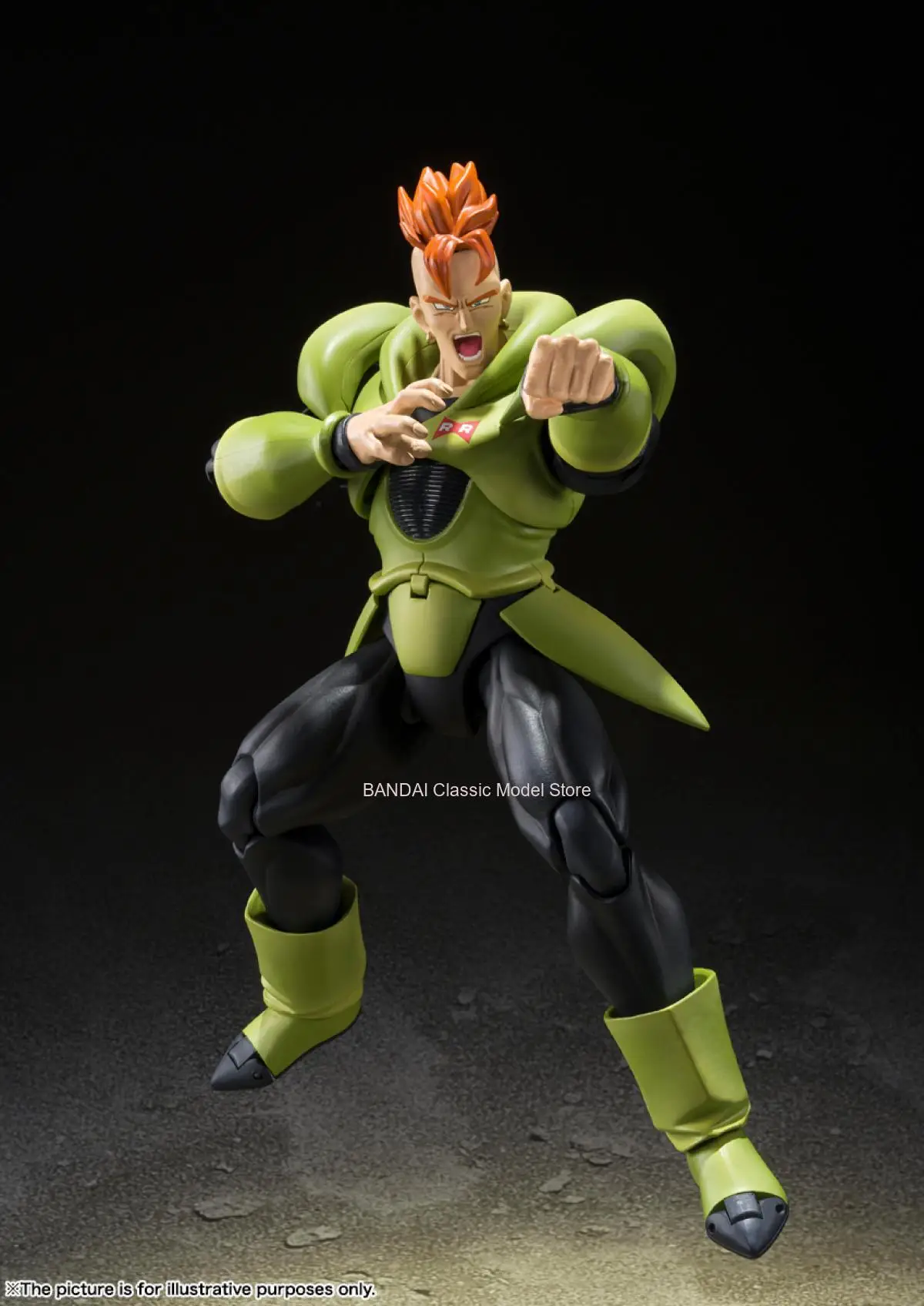 100% الأصلي بانداي Sh Figuarts Shf Sdcc أندرويد 16 طبعة حصرية عمل أرقام أنيمي نموذج اللعب التماثيل البلاستيكية الهدايا في الأوراق المالية