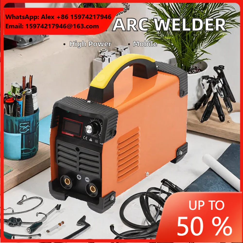 New Portable MMA Arc Inverter Welder 200 Amp DC Motor IGBT Technology IP21S Protection For Home Use & Construction