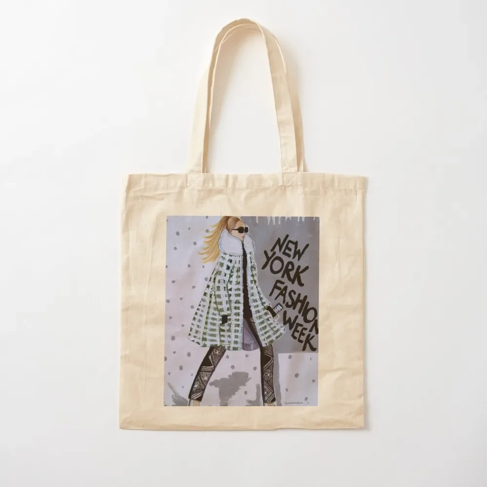 New York Fashion Week Tote Bag cute tote bag Lady bag tote screen female