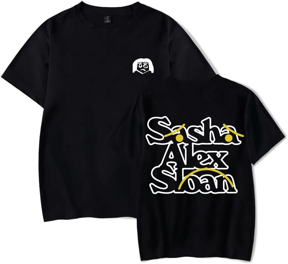 

Футболка с коротким рукавом для мужчин и женщин Sasha Alex Sloan Merch