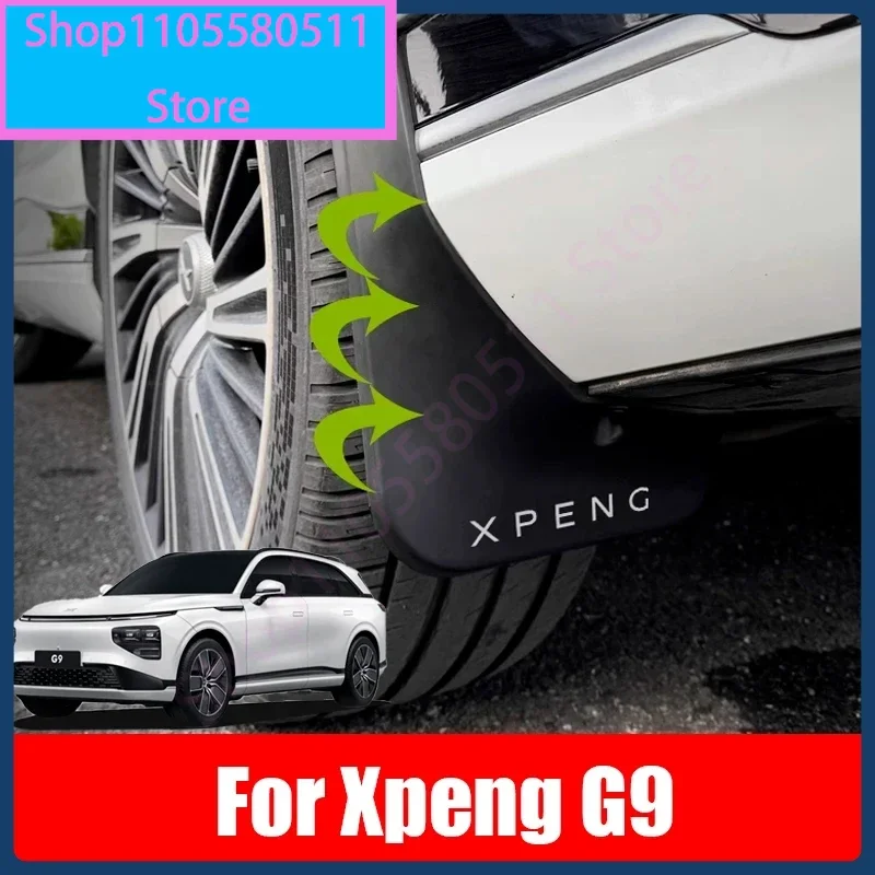 

For Xpeng XiaoPeng G9 2022 2023 2024 2025 Mudguards Splash Guards Fender Car Mudflaps Front Rear Car Cover Protecto Accessori