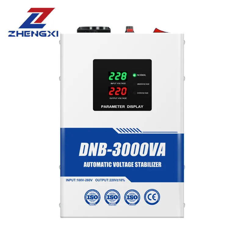 Digital Display Input 80V-260V ultra Low Power Supply Relay Control Delay Function 220V Voltage Regulator Stabilizer Wall SVC AC