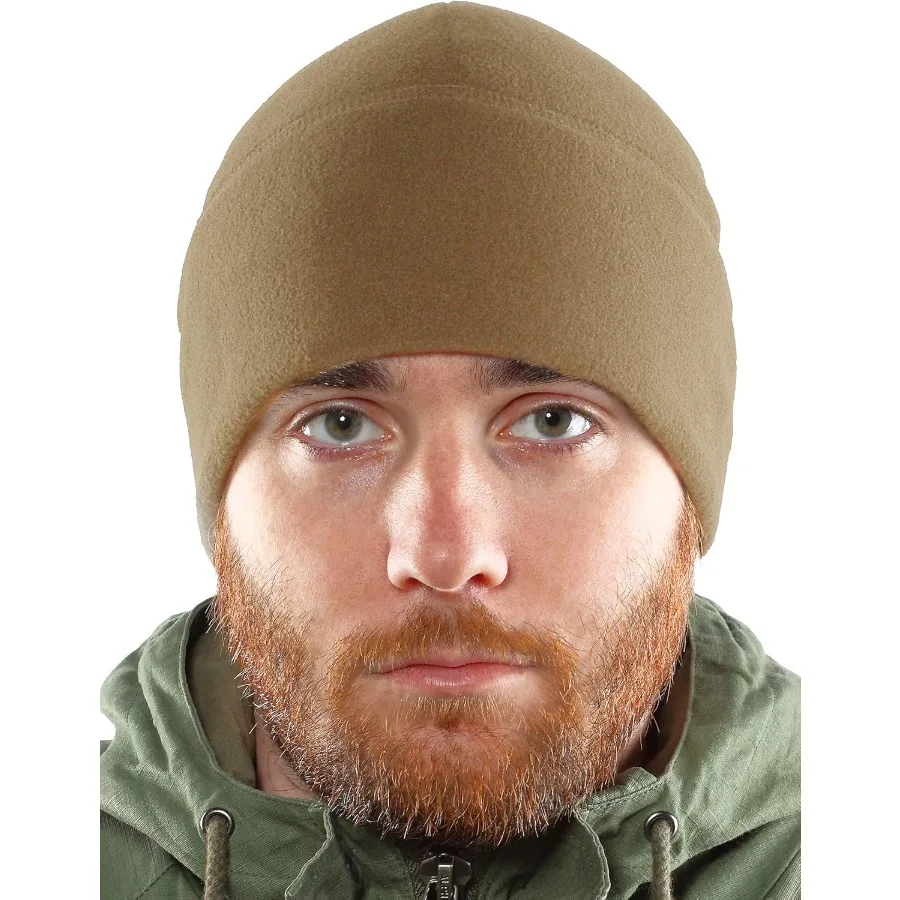 

2SBR 2SABERS Fleece Winter Warm Watch Cap - Mens Outdoor Cold Weather Skull Beanie Hat Black