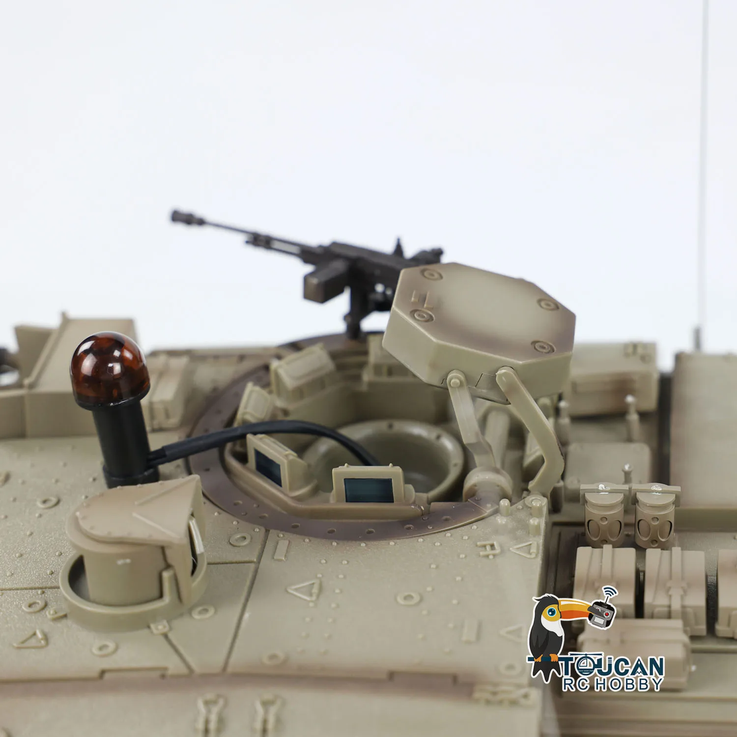 Carro armato RC 1/16 IDF Merkava Henglong Battaglia principale militare 3958-1 TK-7.0 Modello di telecomando all'aperto Giocattolo regalo per ragazzi TH22634