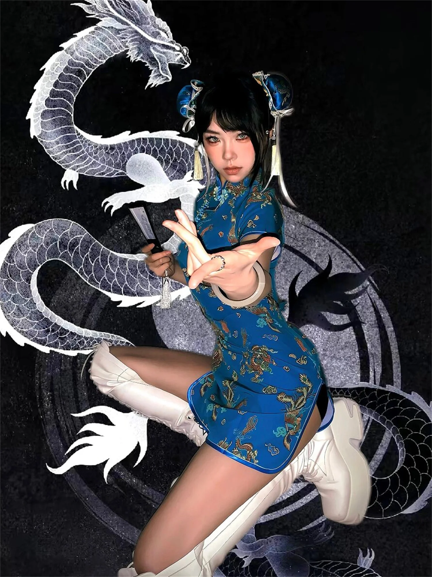 Neuer chinesischer Sle Dr Halloween Cisas Cosplay orm Soft Girl Maid Rock oder Daily Wear