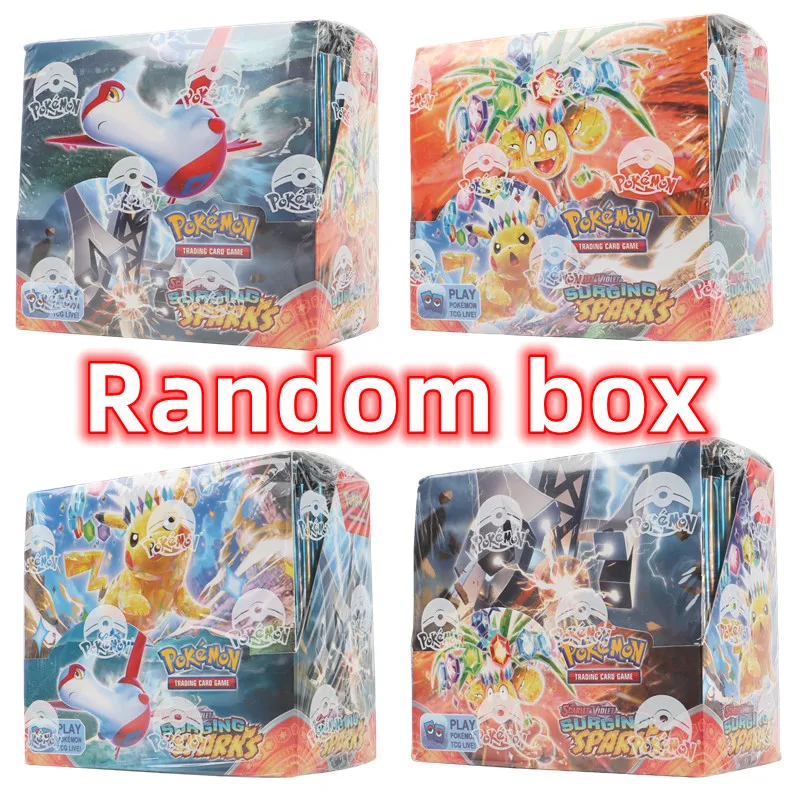 360 Pcs/Set English Pokemon Card Scarlet & Violet Surging Sparks Booster box  Battle Transaction Card - AliExpress 26