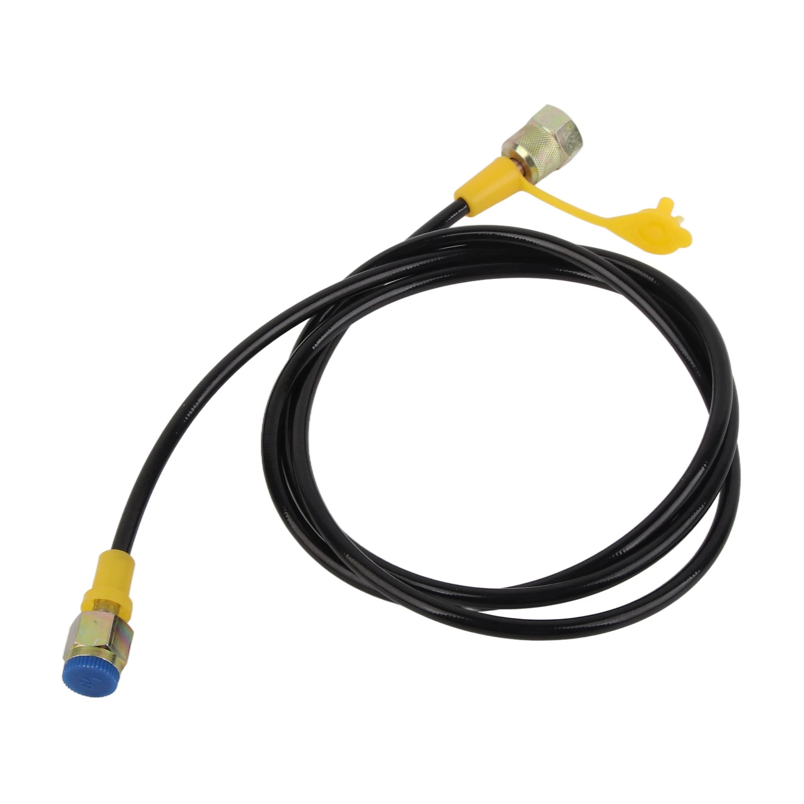 Mangueira hidráulica mangueira de teste hidráulico 1/4bsp mangueira de teste de pressão hidráulica 1.5m/4ft m16x2-1/4bsp ponto de acoplamento de teste 630bar dn3