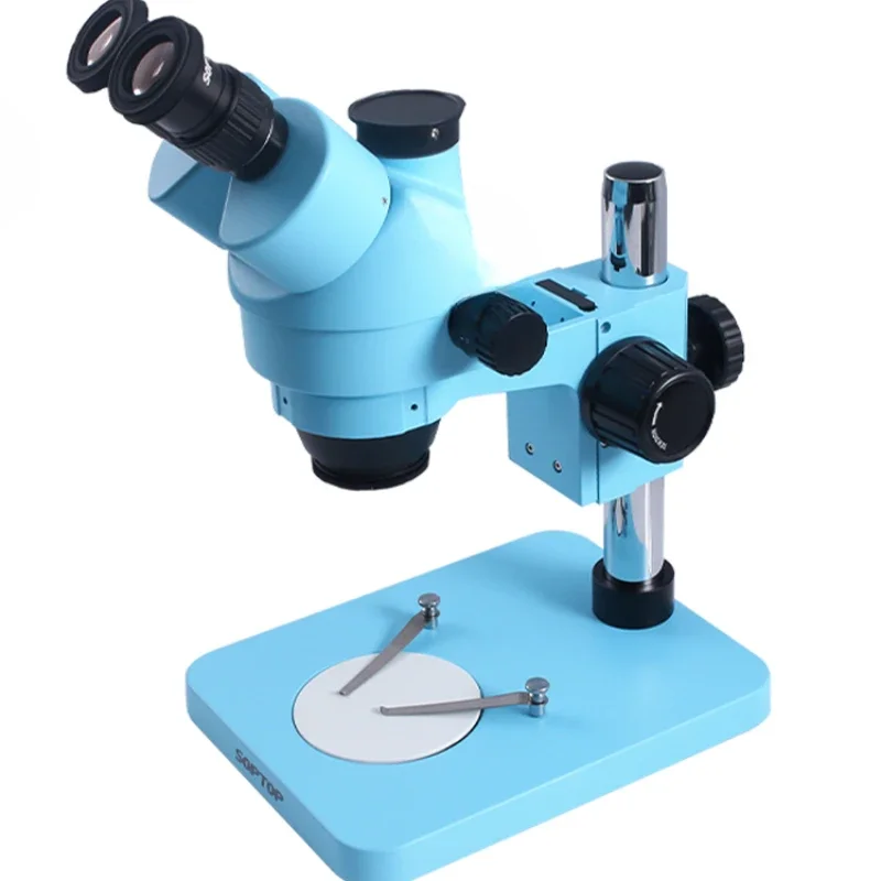 Stereo microscope mobile phone repair professional high definition trinocular microscope can be continuously magnified