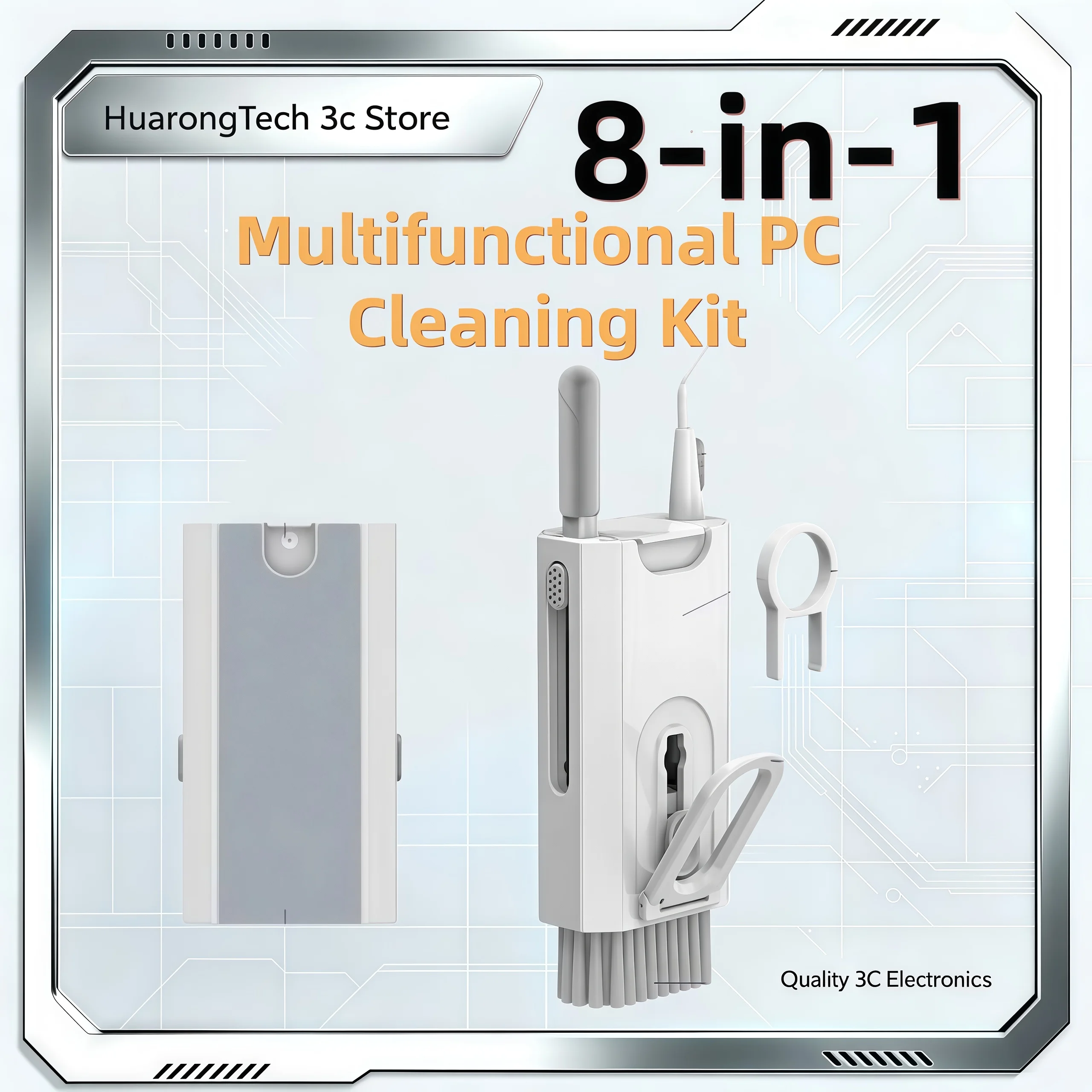 Computer Cleaning Kit Keyboard Cleaning Screen Cleaner Camera Mobile Phone Tablet Special Portable Headphone Dust Brush