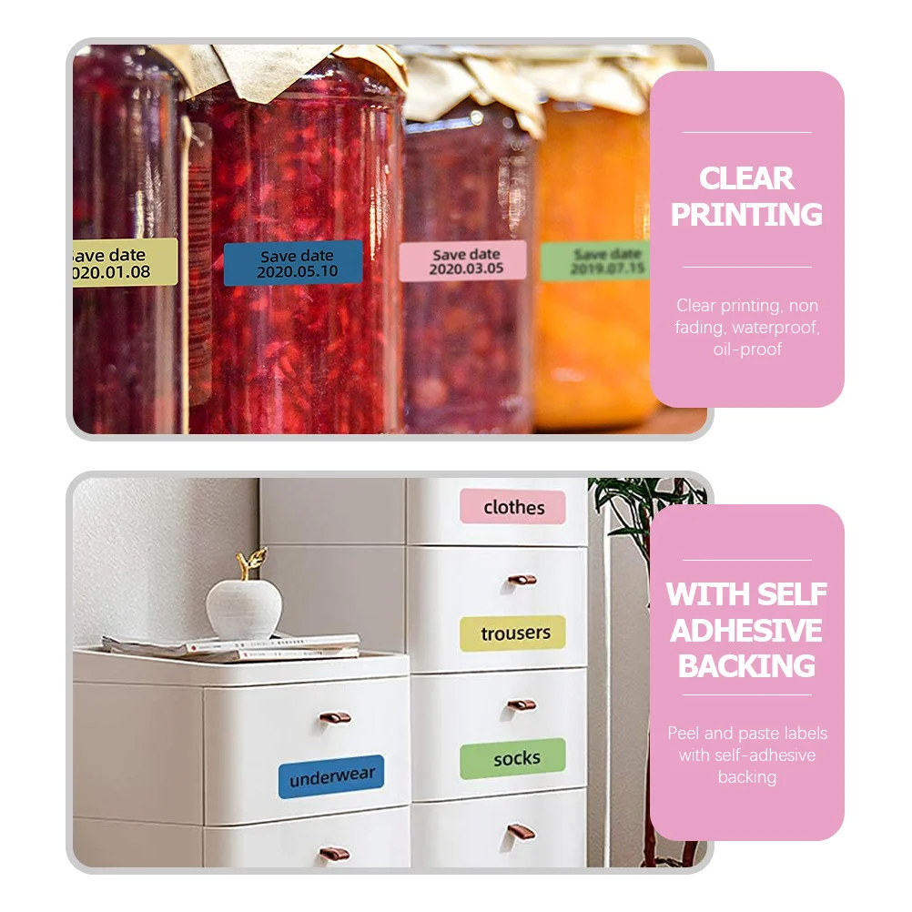 Etichette per stampante termica da 160 pezzi Carta autoadesiva multifunzione per cartellini del prezzo per etichettatura di bottiglie Express