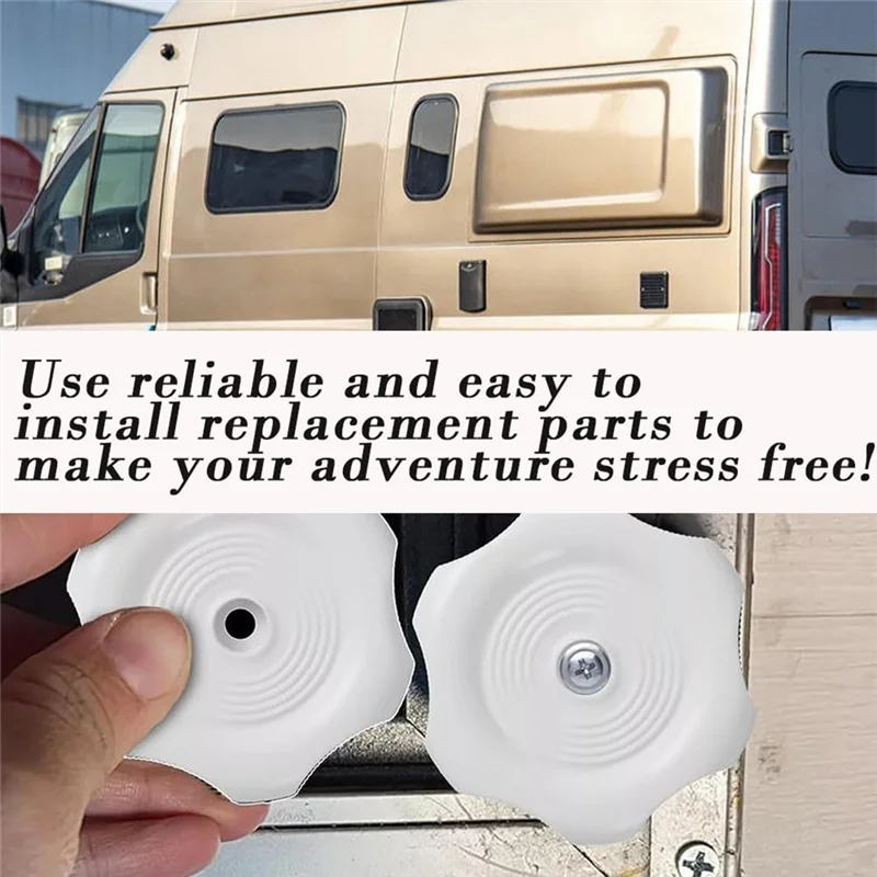 Ensemble de remplacement de bouton de fenêtre et de ventilation ABVA-RV, loquet de fenêtre de sortie d'urgence pour camping-car 	 Ou RVs et remorques
