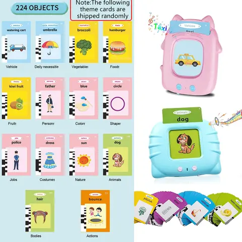 Talande Flashcards Lärande Maskin för Småbarn Engelska / Spanska / Italienska / Arabiska Ljud Tidig Pedagogisk Leksak Present 10 best sales Arabiska pedagogiska leksaker - №4