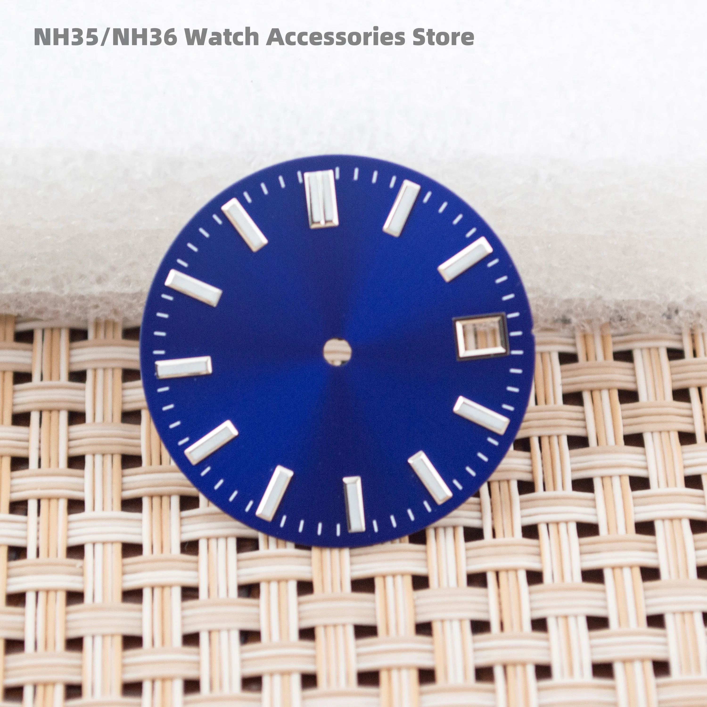 

NH35 Dial Green Luminous/No Luminous 28.5mm Watch Face for NH35 NH36 Movement Mechanical Watch Face Replacement Parts