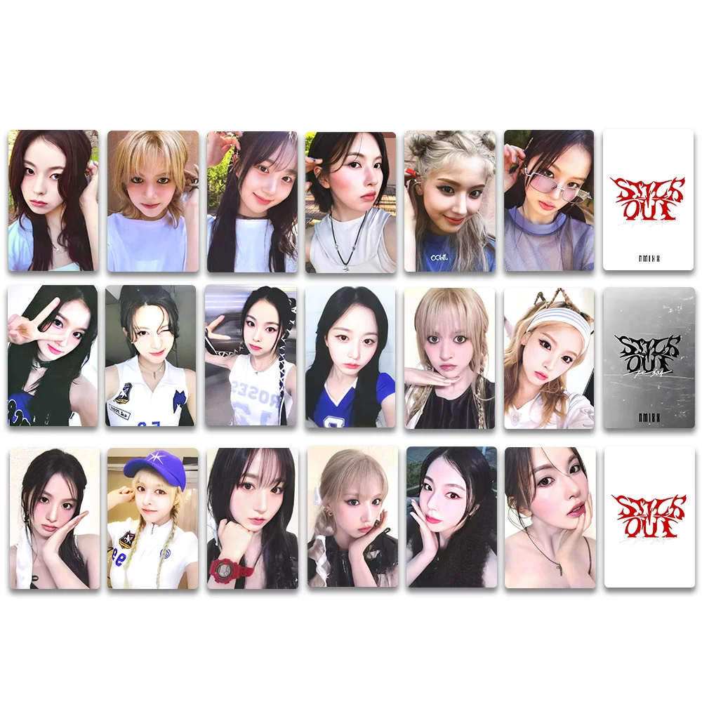 KPOP NMIXX New Album STICK OUT HD Photocards 6Pcs/Set Double Sides LOMO Cards Haewon Lily Sullyoon Bae Postcard Fans Collection