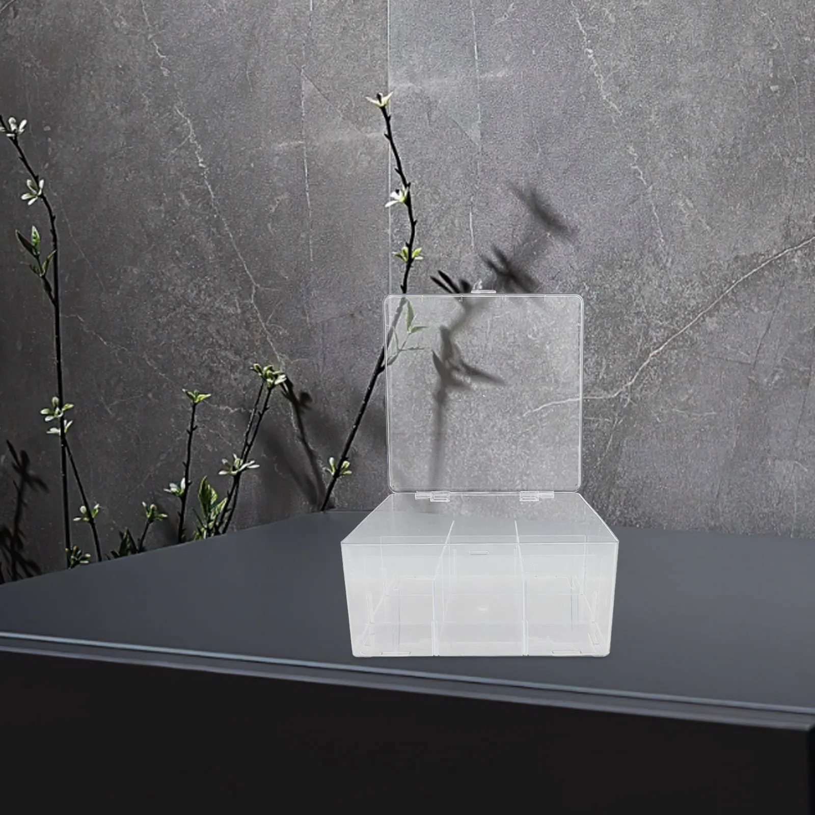 صندوق تخزين البطاقات المقسم، حامل ألعاب مريح، منظم بطاقات سطح المكتب للأعمال