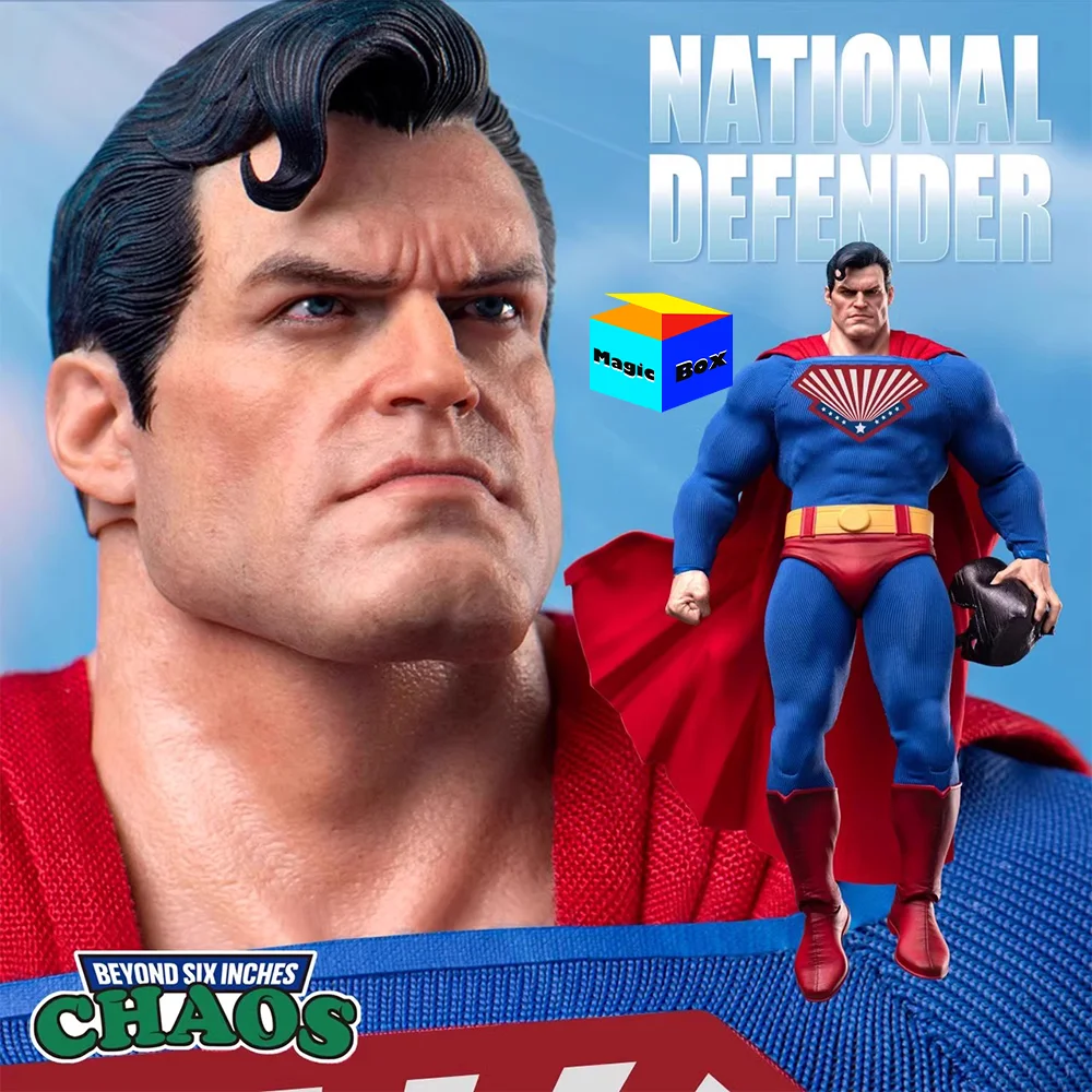 2025 Q2 CHAOS CHAOS-001 1/12 Scale Male Soldier Superhero National DEFENDER Guardian Superman Full Set 6in Action Figures Model