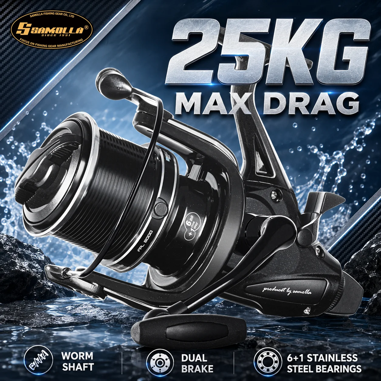 samolla-new-carp-fishing-reel-spinning-strong-double-drag-25kg-8000-12000-molinete-carretilha-de-pesca-sea-fishing-accessories