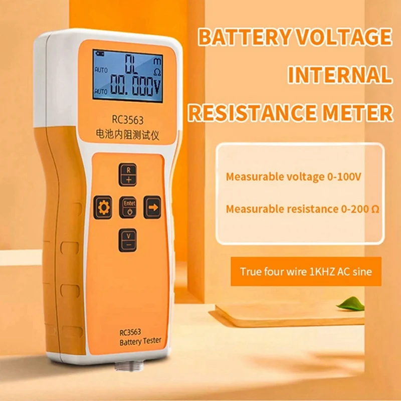 RC3563 Battery Voltage Internal Resistance Tester Ternary Lithium Battery/Lifepo4 Battery/18650 Measure Durable Easy Install