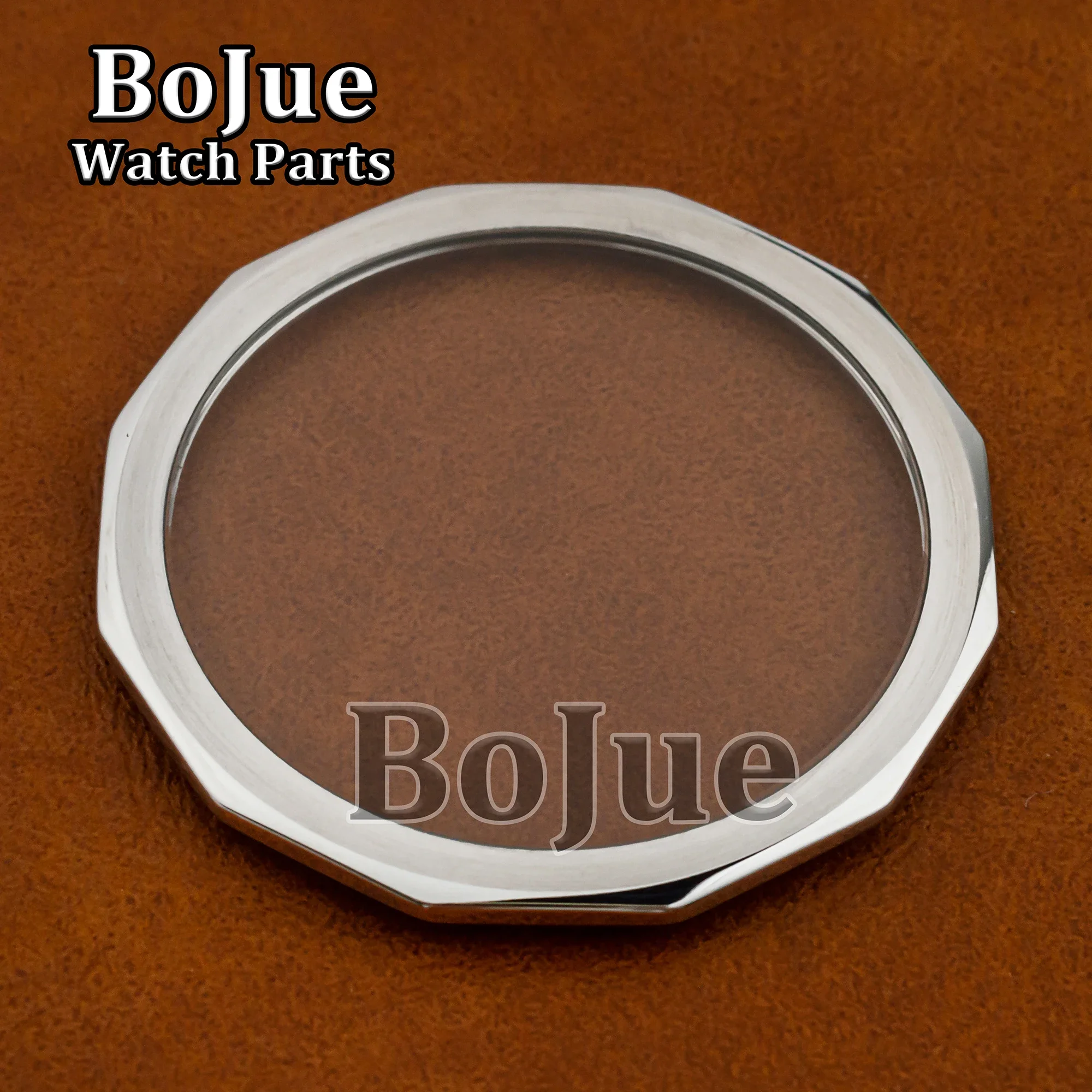 47mm Stainless Steel Watch Case Arcylic Glass for PAM6152 ST3600 ETA6497/6498 Manual Mechanical Movement Crown Guard Accessories