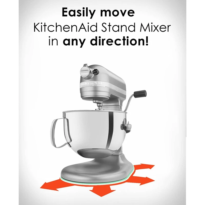 حصيرة انزلاقية للخلاط، حصيرة منزلق للخلاط من أجل كيتشن ايد بروفيشنال 600 سلسلة 5-8 كوارت وعاء رفع حامل خلاط منزلق