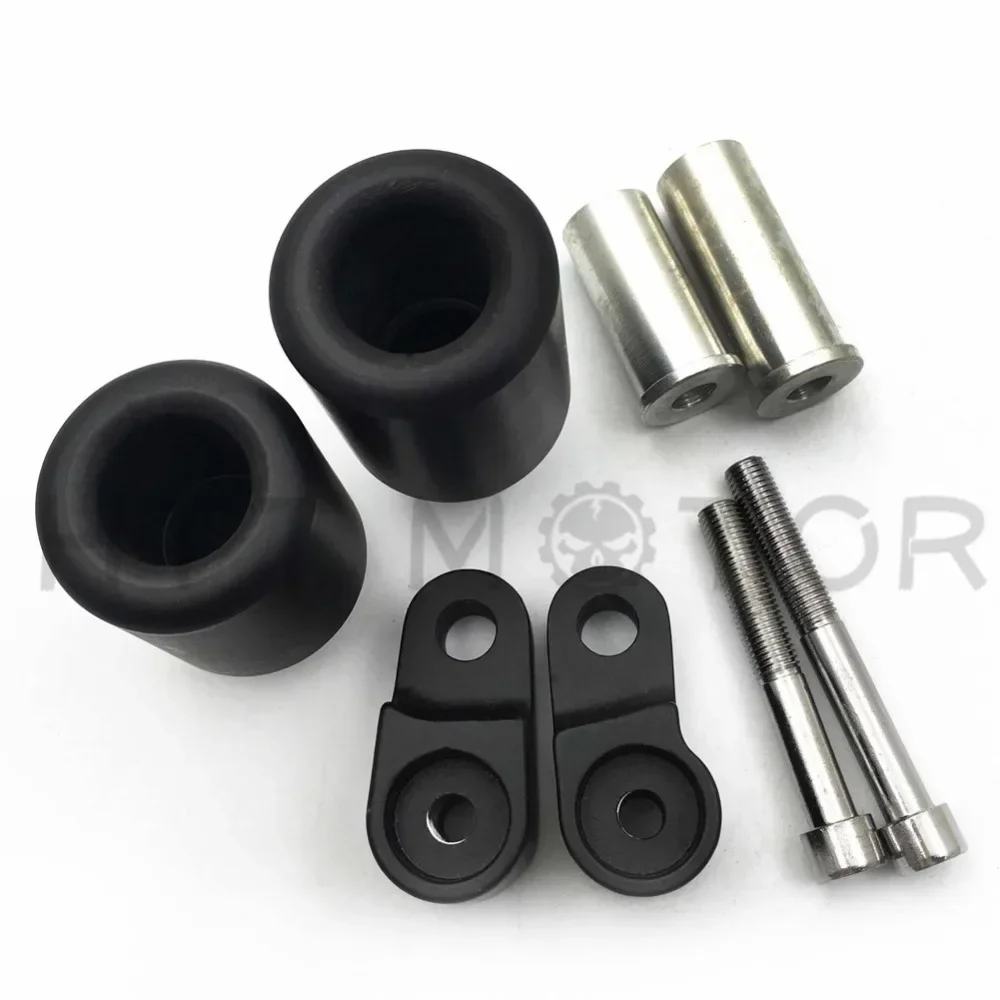 No Cut Frame Sliders for Honda 2007-2008 CBR600RR Black Crash Protector Motorcycle Parts