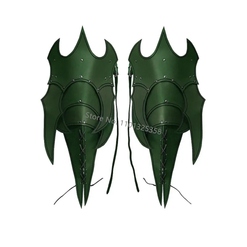 Couro pauldrons spaulders medieval ombro armadura viking traje cavaleiro guerreiro cosplay larp acessório adereços dia das bruxas para homem